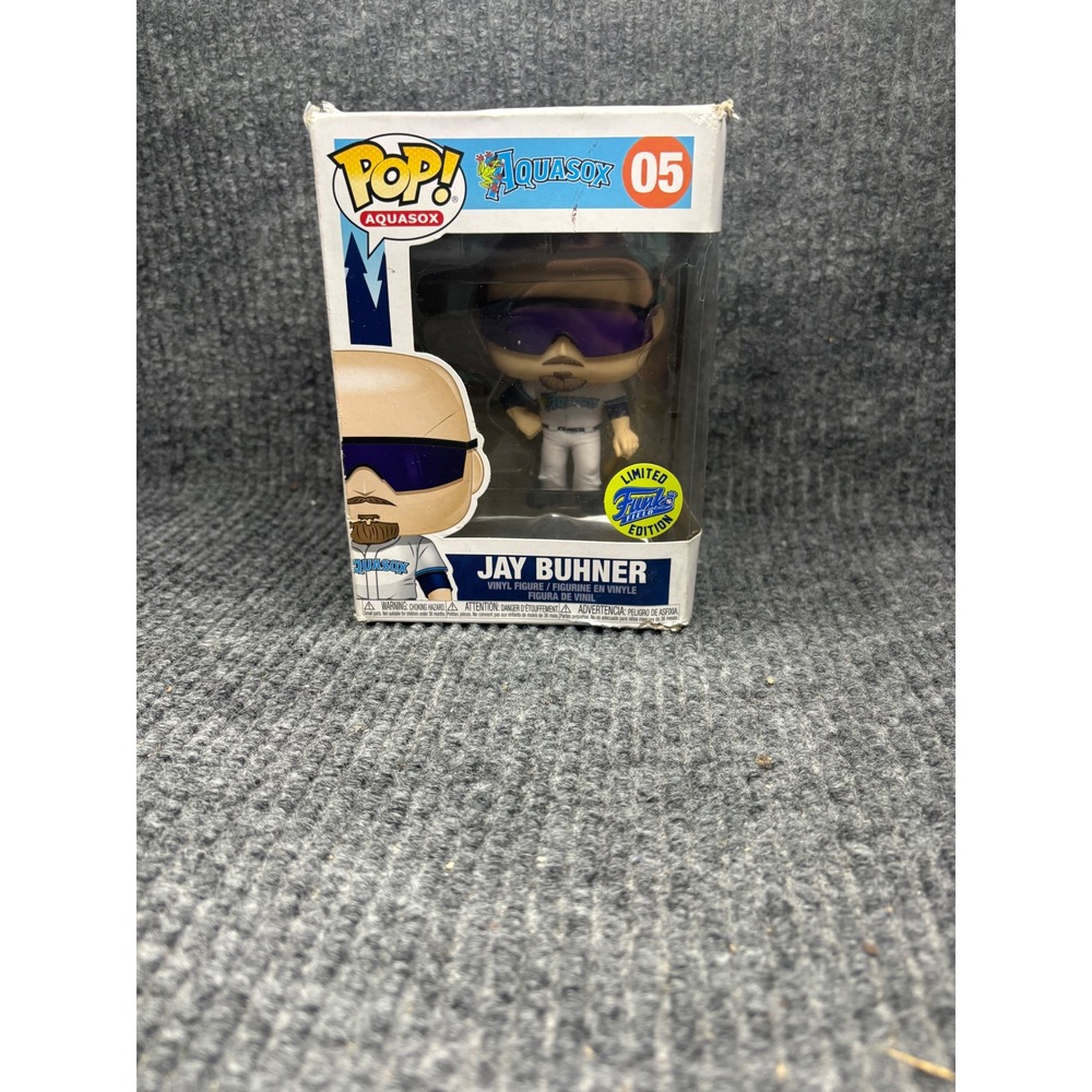 Funko Pop! Aquasox MiLB Jay Buhner #5 Funko Field Limited Edition Fig Vaulted